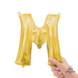 Foil Letter M Gold Balloon 16 Inch