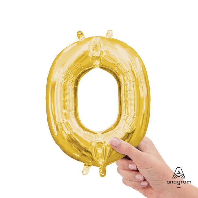 Foil Letter O Gold Balloon 16 Inch