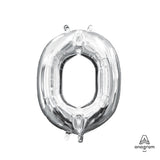 Foil Balloon Letter O Silver 16 Inch