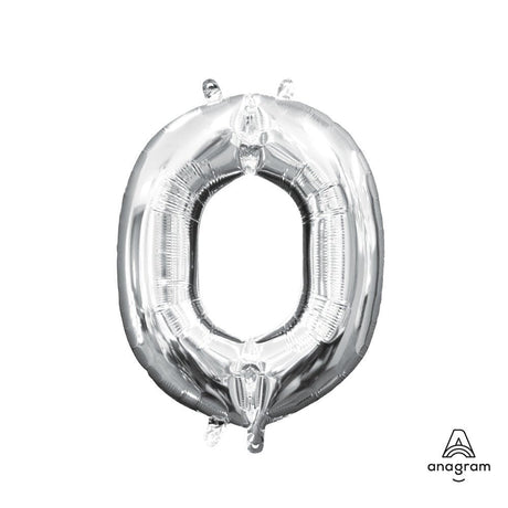 Foil Balloon Letter O Silver 16 Inch