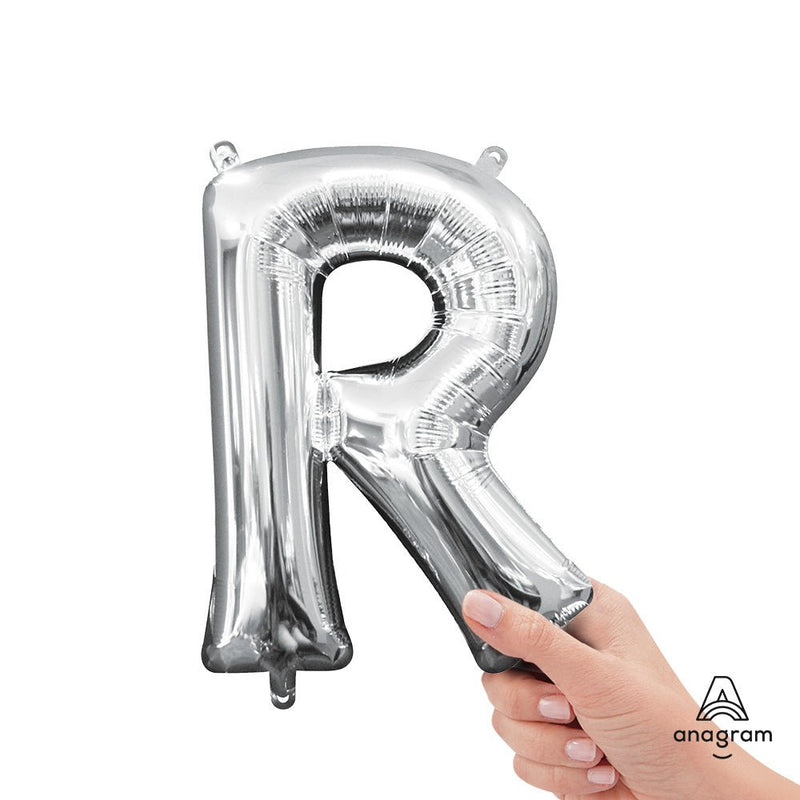 Letter R Silver Foil Balloon