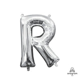 Letter R Silver Foil Balloon