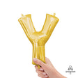 Foil Letter Y Gold Balloon