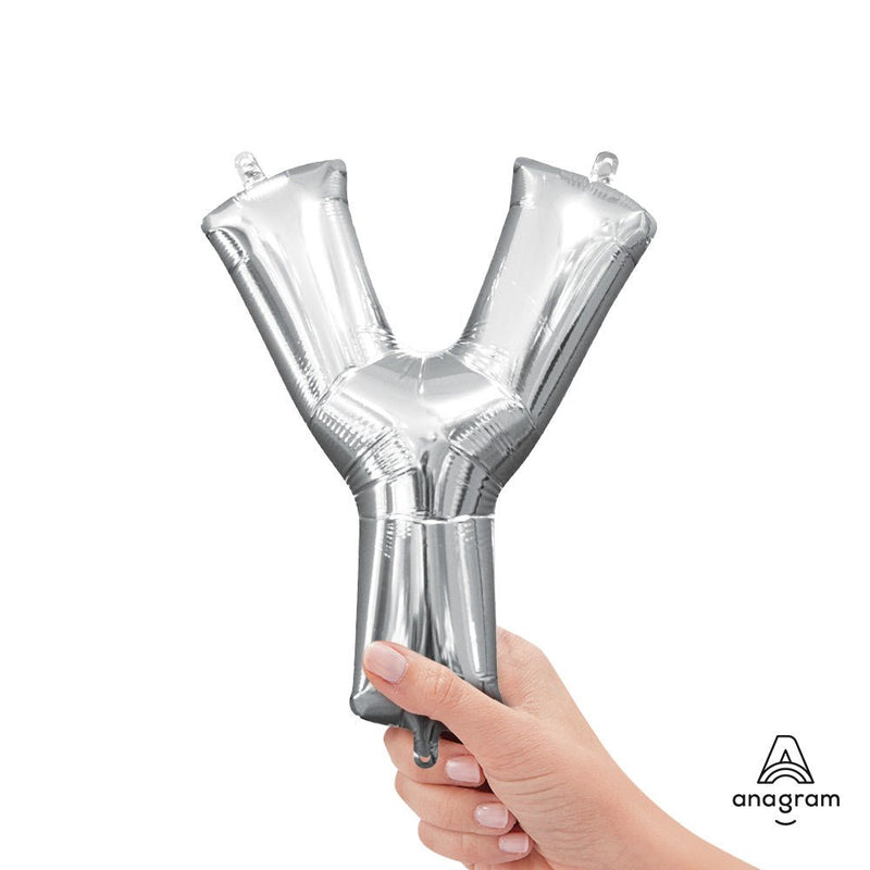 Letter Y Silver Foil Balloon