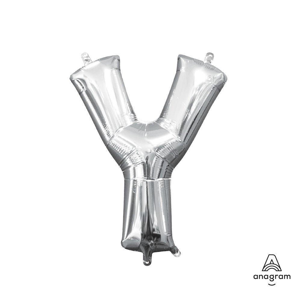 Letter Y Silver Foil Balloon