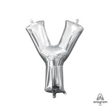 Letter Y Silver Foil Balloon