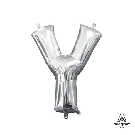 Letter Y Silver Foil Balloon