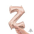 Foil Balloon Letter Z Rose Gold