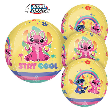 Foil Balloon Girls Lilo and Stitch Orbz