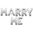 Foil Balloon MARRY ME Letter Kit