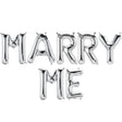 Foil Balloon MARRY ME Letters Kit