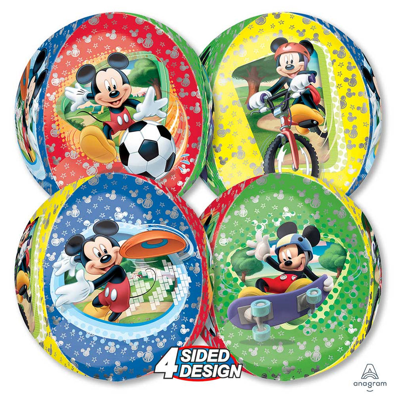 Mickey Mouse Foil Balloon Orbz 16 Inch