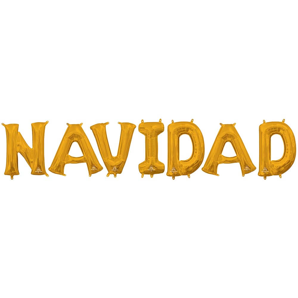 Foil Balloon NAVIDAD Letters Kit