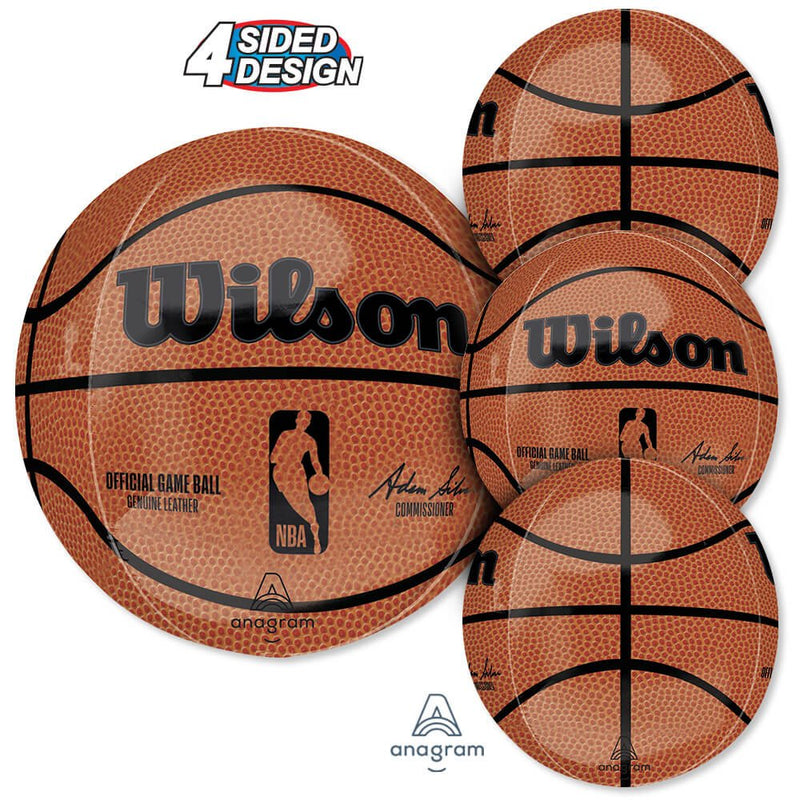 Foil Balloon NBA Wilson Basketball Orbz