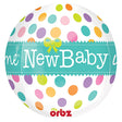 Foil Balloon New Baby Orbz