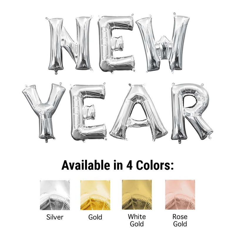 Foil Balloon New Year Letters Kit