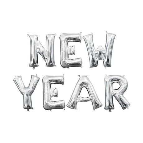 Foil Balloon New Year Letters Kit