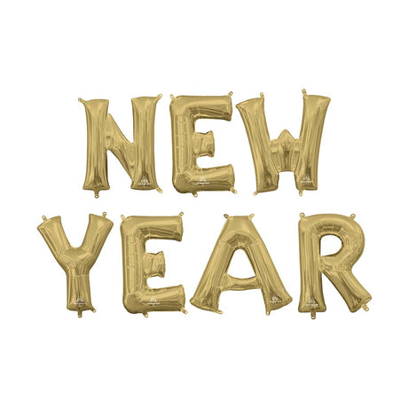 Foil Balloon New Year Letters Kit