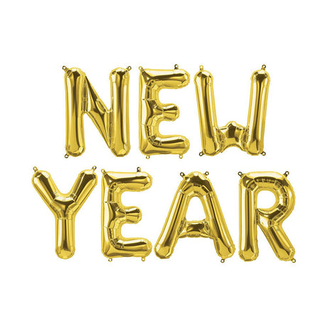 Foil Balloon New Year Letters Kit