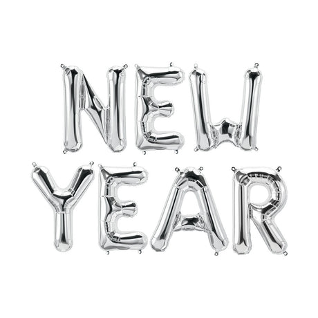 Foil Balloon New Year Letters Kit