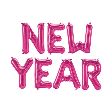 Foil Balloon New Year Letters Kit