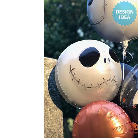 Foil Balloon Jack Skellington Orbz