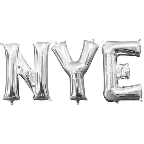 Foil Balloon NYE Letters Kit