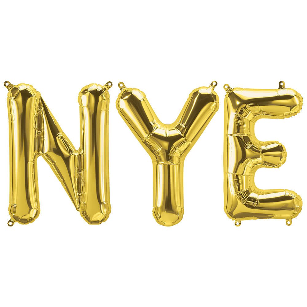 Foil Balloon NYE Letters Kit