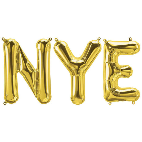Foil Balloon NYE Letters Kit