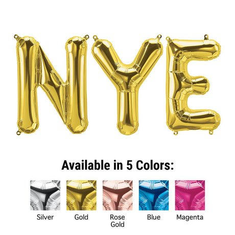 Foil Balloon NYE Letters Kit