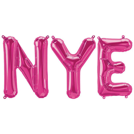 Foil Balloon NYE Letters Kit