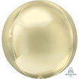 Foil Balloon Pastel Yellow Orbz