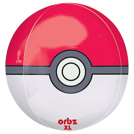 Foil Balloon Kids Pokeball Orbz 16 Inch