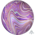 Purple Marblez Orbz Foil Balloon
