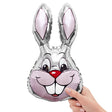 Rabbit Gray Mini Shape Foil Balloon