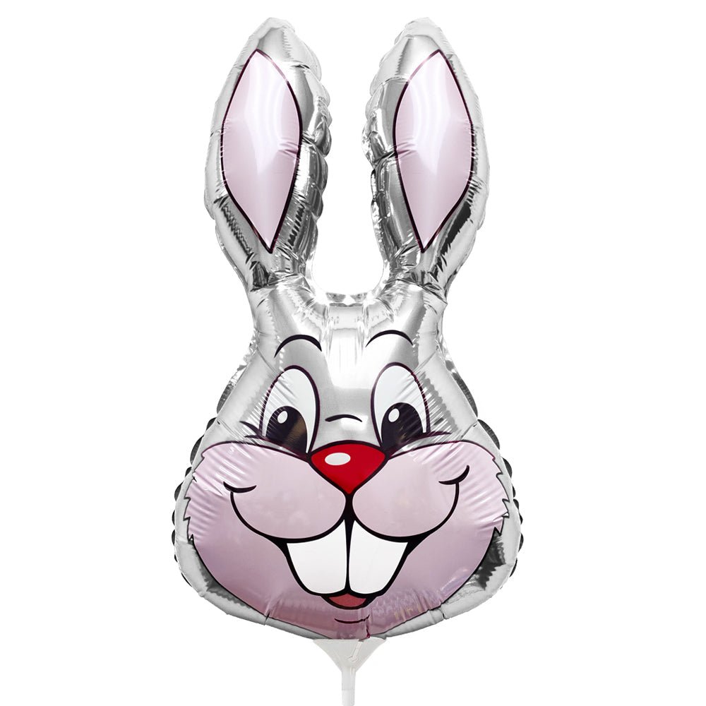 Rabbit Gray Mini Shape Foil Balloon