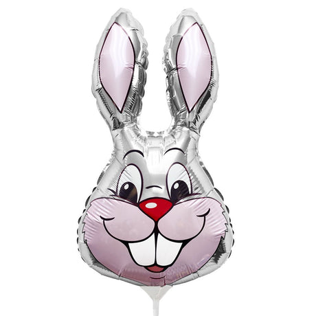 Rabbit Gray Mini Shape Foil Balloon