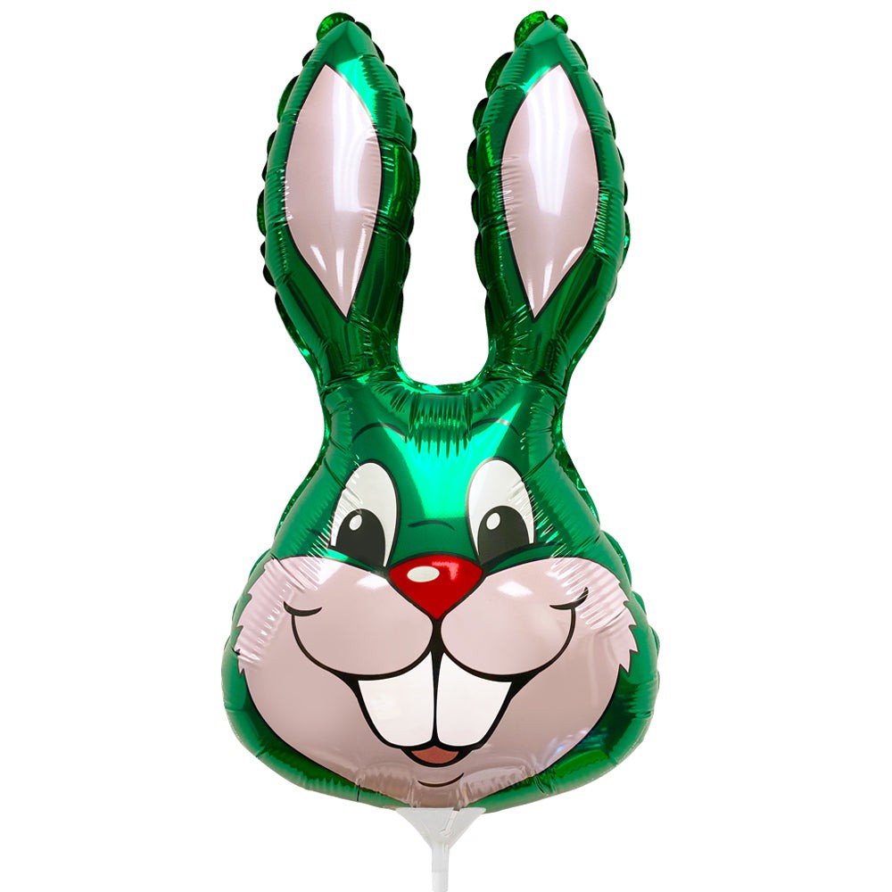 Rabbit Green Mini Shape Foil Balloon