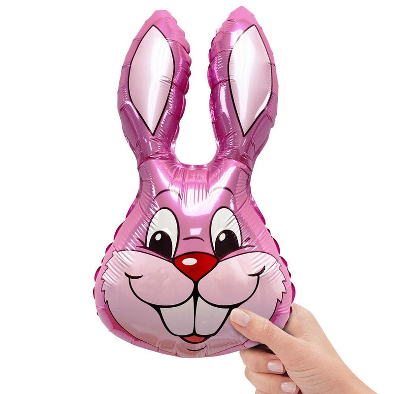 Foil Balloon Pink Rabbit Mini Shape