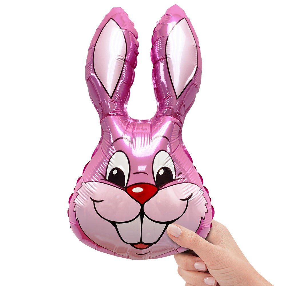 Foil Balloon Pink Rabbit Mini Shape