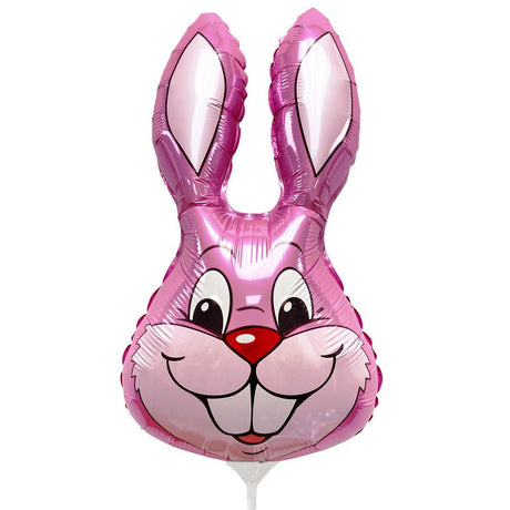 Foil Balloon Pink Rabbit Mini Shape