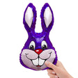 Foil Balloon Rabbit Purple Mini Shape