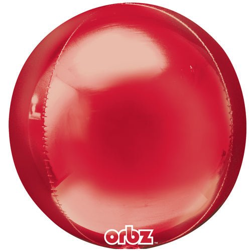 Red Orbz Foil Balloon 16 Inch