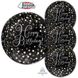 Foil Balloon Sparkling Birthday Orbz