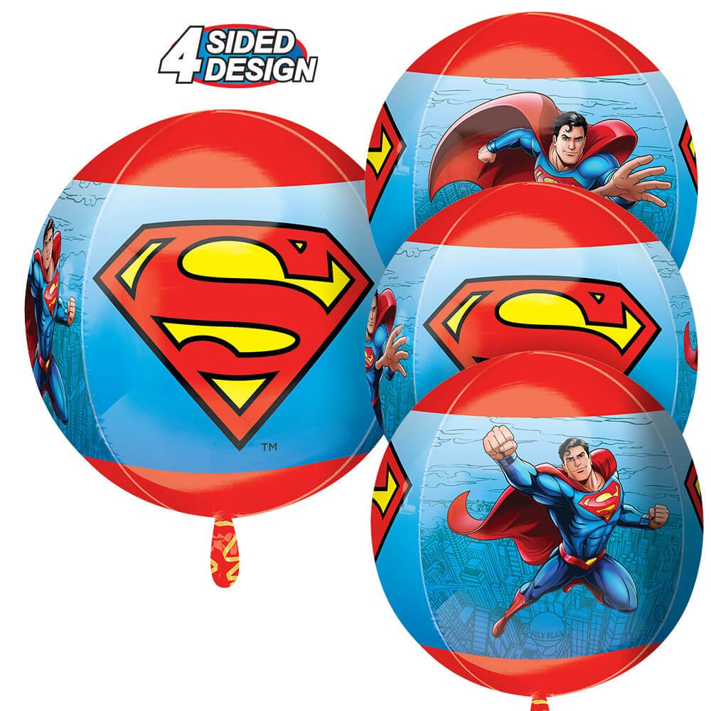 Superman Foil Orbz Balloon