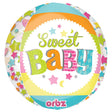 Foil Balloon Sweet Baby Moon Orbz