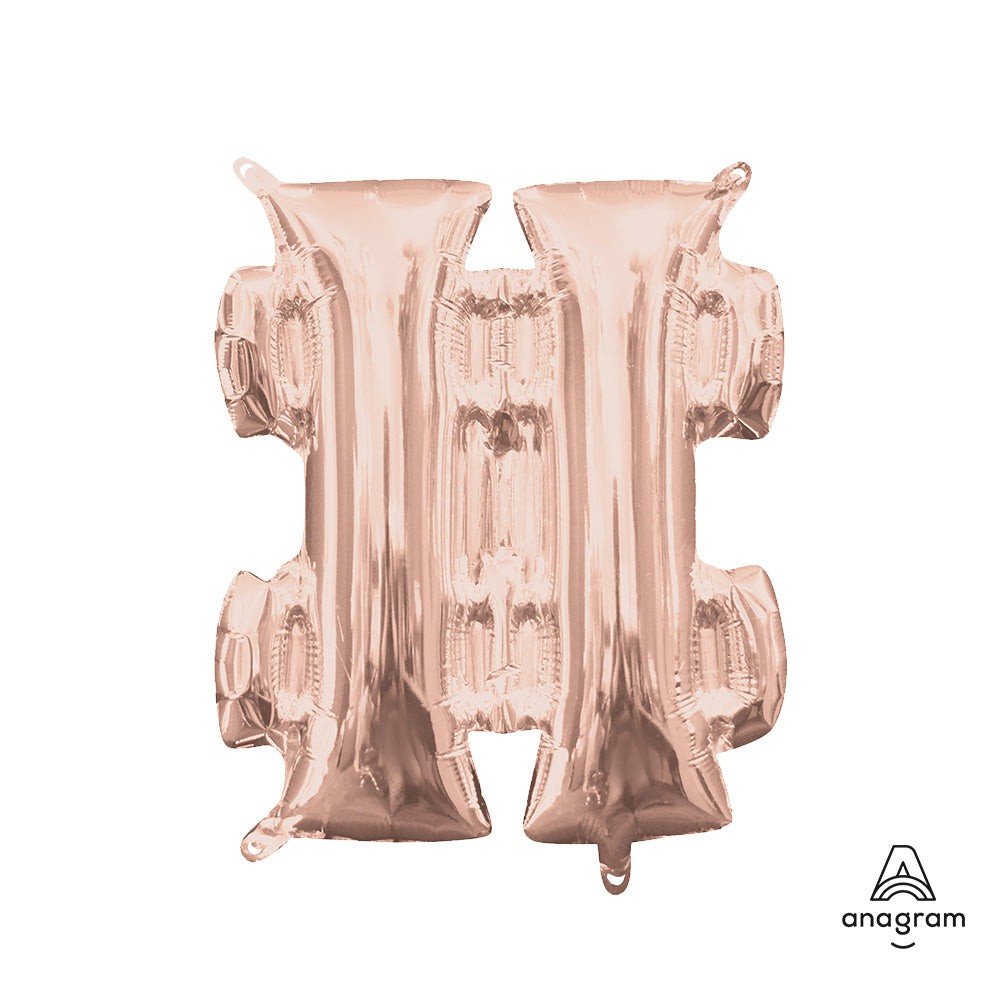 Foil Balloon Symbol # Rose Gold 16 Inch