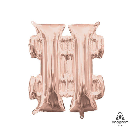 Foil Balloon Symbol # Rose Gold 16 Inch