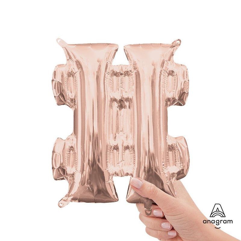 Foil Balloon Symbol # Rose Gold 16 Inch