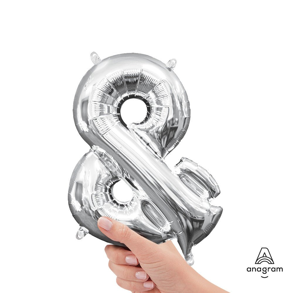 Foil Balloon Silver Symbol &